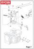 Ryobi Benzin RLM5319SMEB Ersatzteile Regler