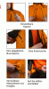 Oregon REGENJACKE ORANGE Gr. M