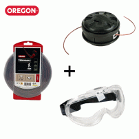 Oregon Fadenkopf + Faden + Schutzbrille Set für Freischneider ab 33 cm³