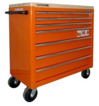 Bahco Werkstattwagen Serie 1475KXL 7 Schubladen, Holz, Orange, 1475KXL7PSPTW