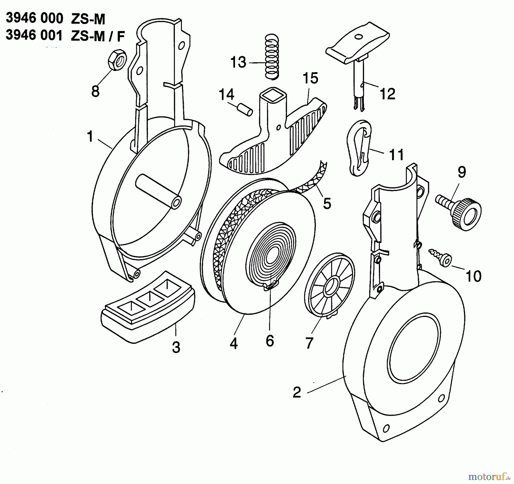 Wolf-Garten MultiStar multi-star Seilfix ZS-M 3946000 (1997) Grundgerät
