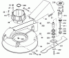 Wolf-Garten SV 4 6150000 Serie A (1998) Ersatzteile Mähwerksgehäuse, Messer, Messeraufnahme