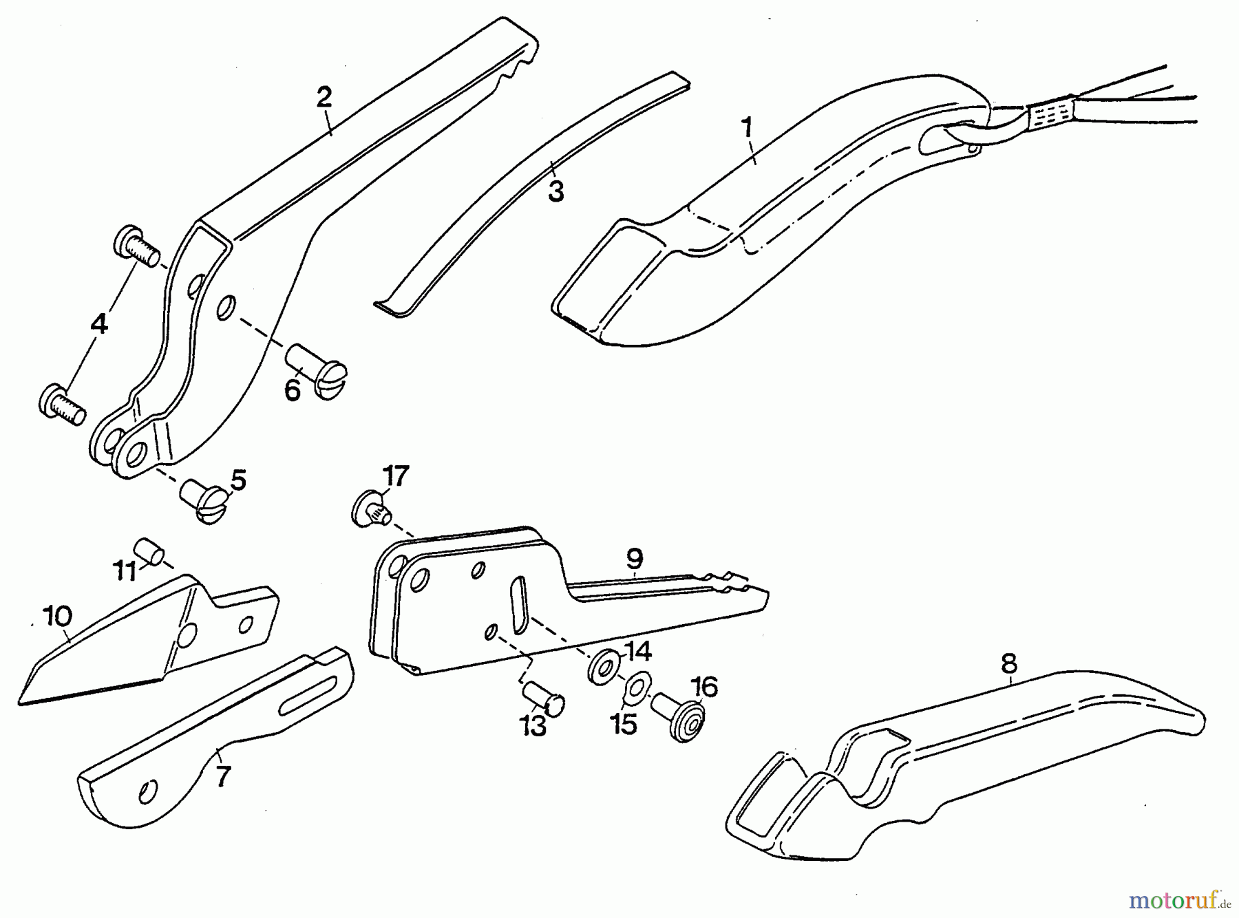 Wolf-Garten Gartenscheren (Amboss) OB-N 7222003 (1999) Grundgerät