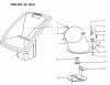 Wolf-Garten SD 160 E 7500000 (1996) Ersatzteile Messerträger mit Messern, Trichter