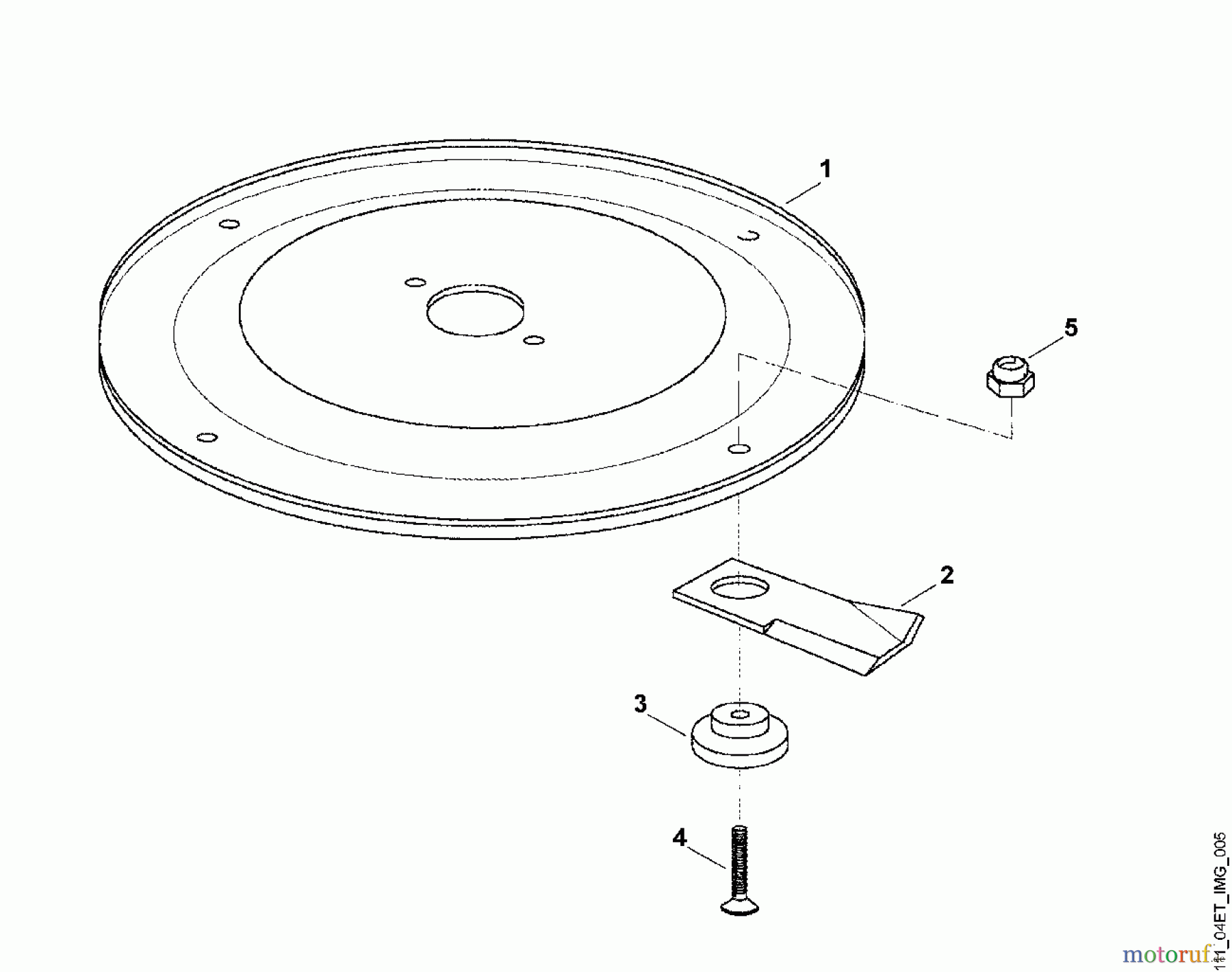 Viking Rasenmäher Benzinrasenmäher MB 3 R E - Disk Cut