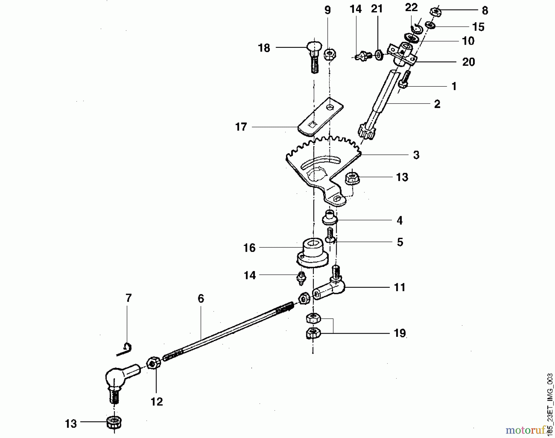 Viking Aufsitzmäher Aufsitzmäher MT 680 C - Lenkung