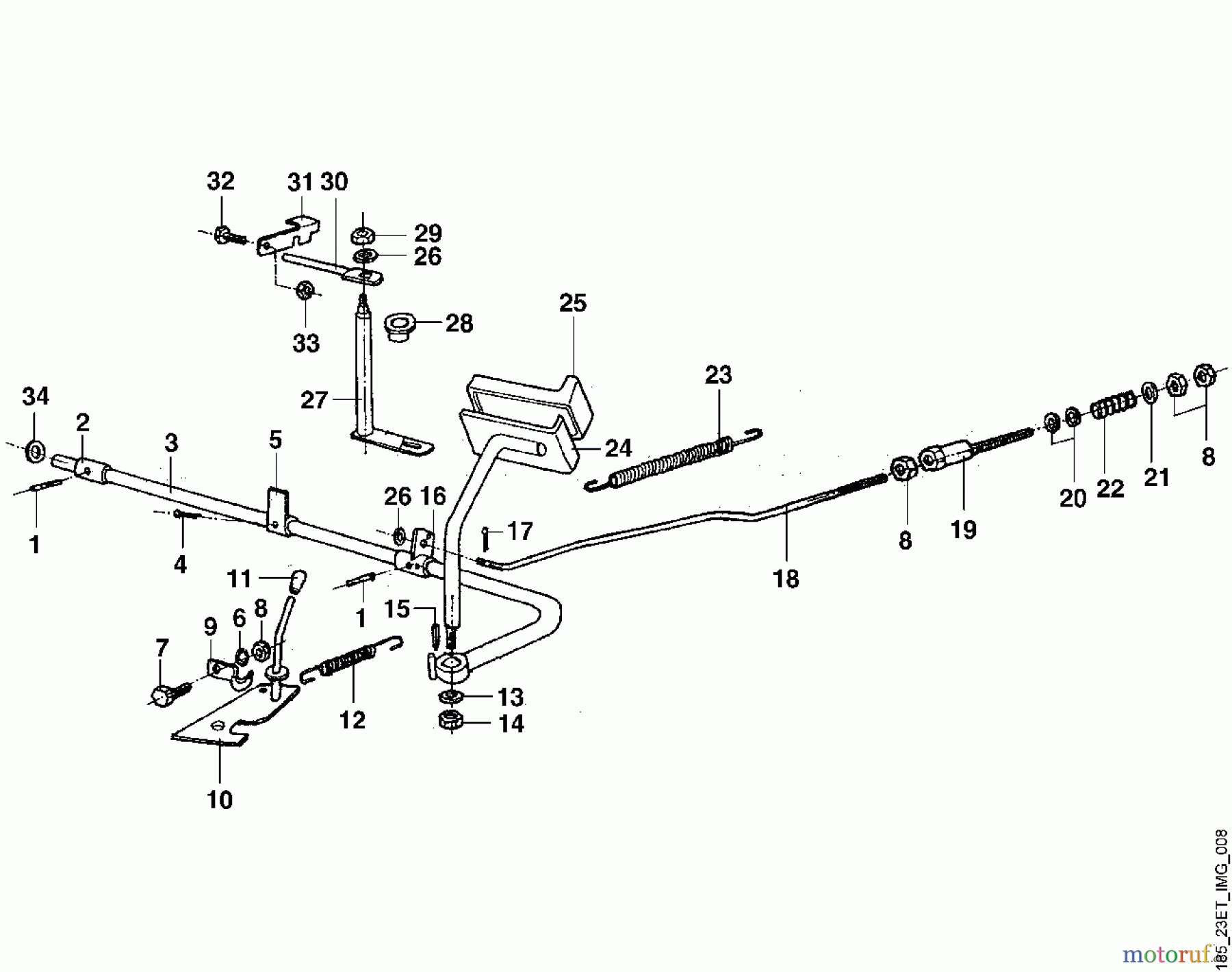 Viking Aufsitzmäher Aufsitzmäher MT 680 H - Pedale
