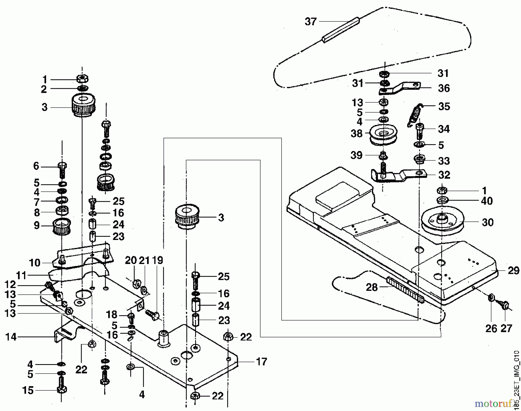 Viking Aufsitzmäher Aufsitzmäher MT 680 J - Mähwerk - 2