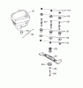 Wolf-Garten B 46 TB 4602080 Serie C (2004) Ersatzteile Messer, Messeraufnahme, Motor