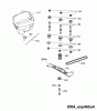 Wolf-Garten Esprit 46 BA 4605000 Serie E (2004) Ersatzteile Messer, Messeraufnahme, Motor