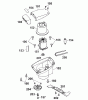 Wolf-Garten Premio 46 EA 4629003 Serie D, E (2004) Ersatzteile Abdeckhaube Motor, Messer, Motor