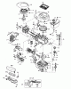 Wolf-Garten Centura 45 E 2037000 (1999) Ersatzteile Motor Centura