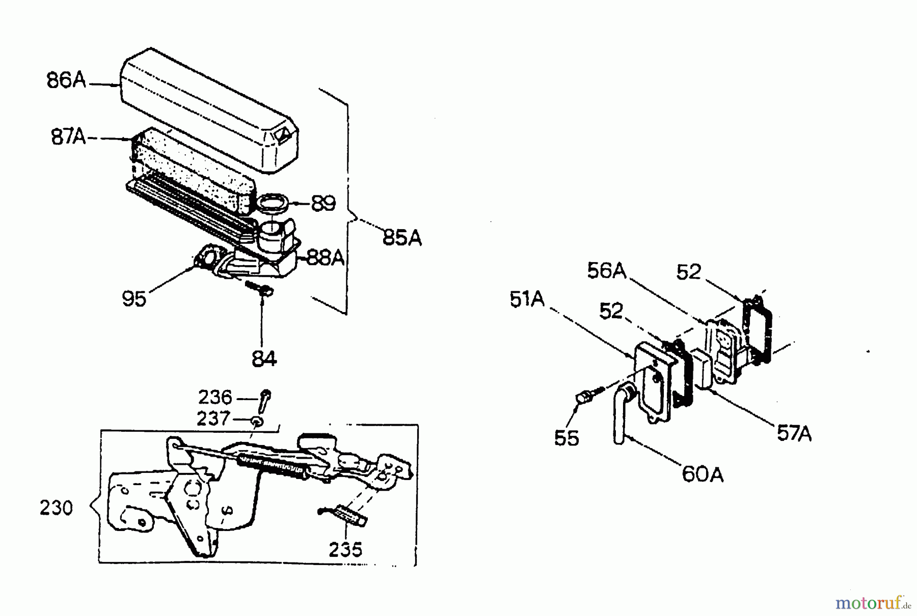 Wolf-Garten Benzinmotoren Tecumseh Prisma 37 2031055 (1996) Motor Prisma 37 L (2)