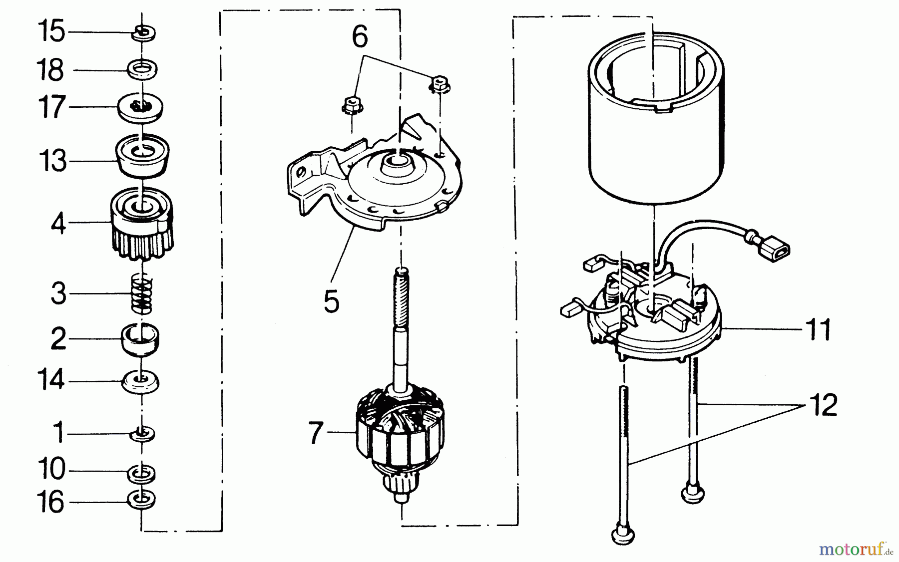 Wolf-Garten Benzinmotoren Tecumseh Synergy 38 ES 2033000 (1996) Elektrostarter