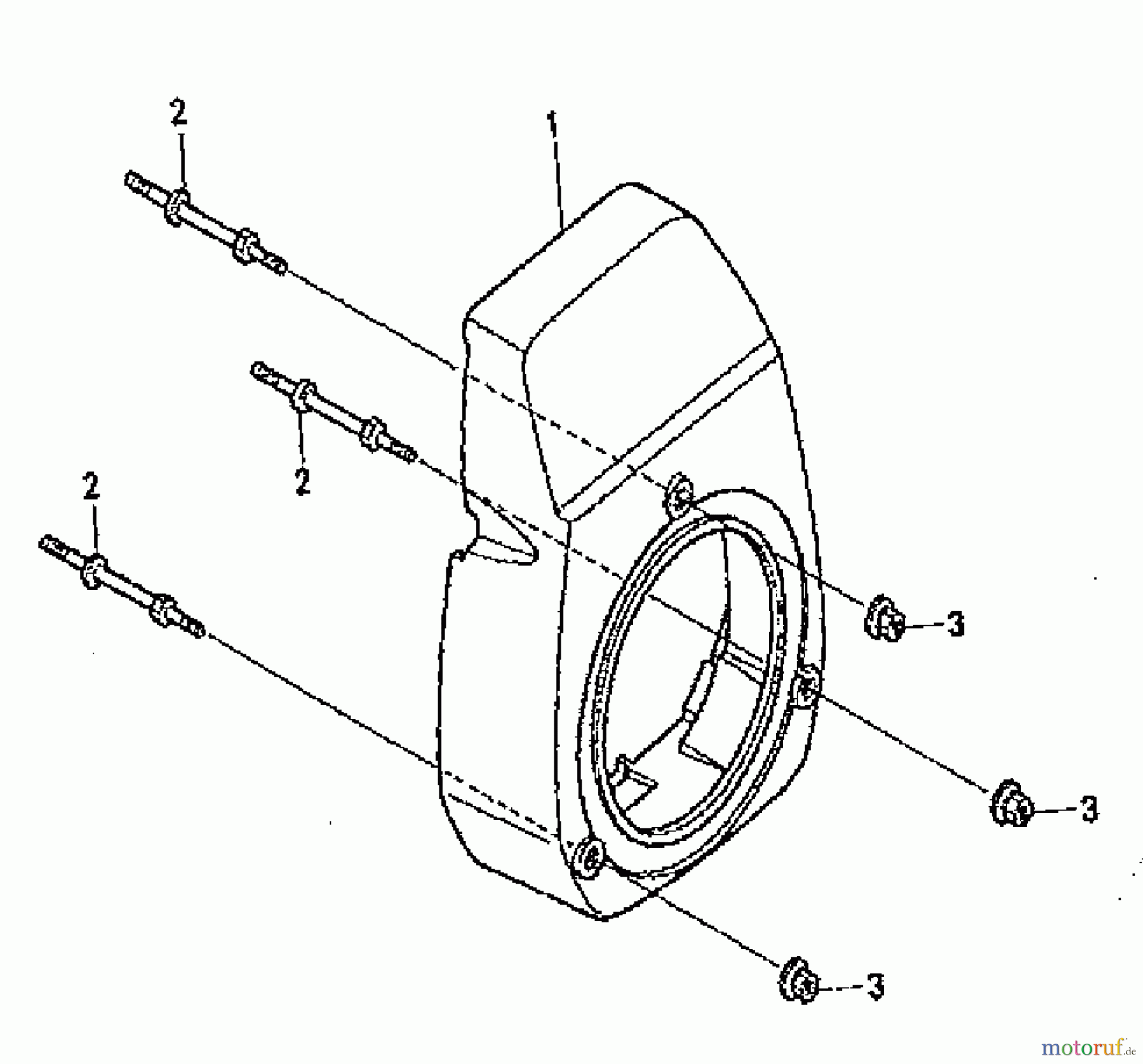 Wolf-Garten Benzinmotoren Honda GC 135 E 2092000 (2008) Gebläsegehäuse