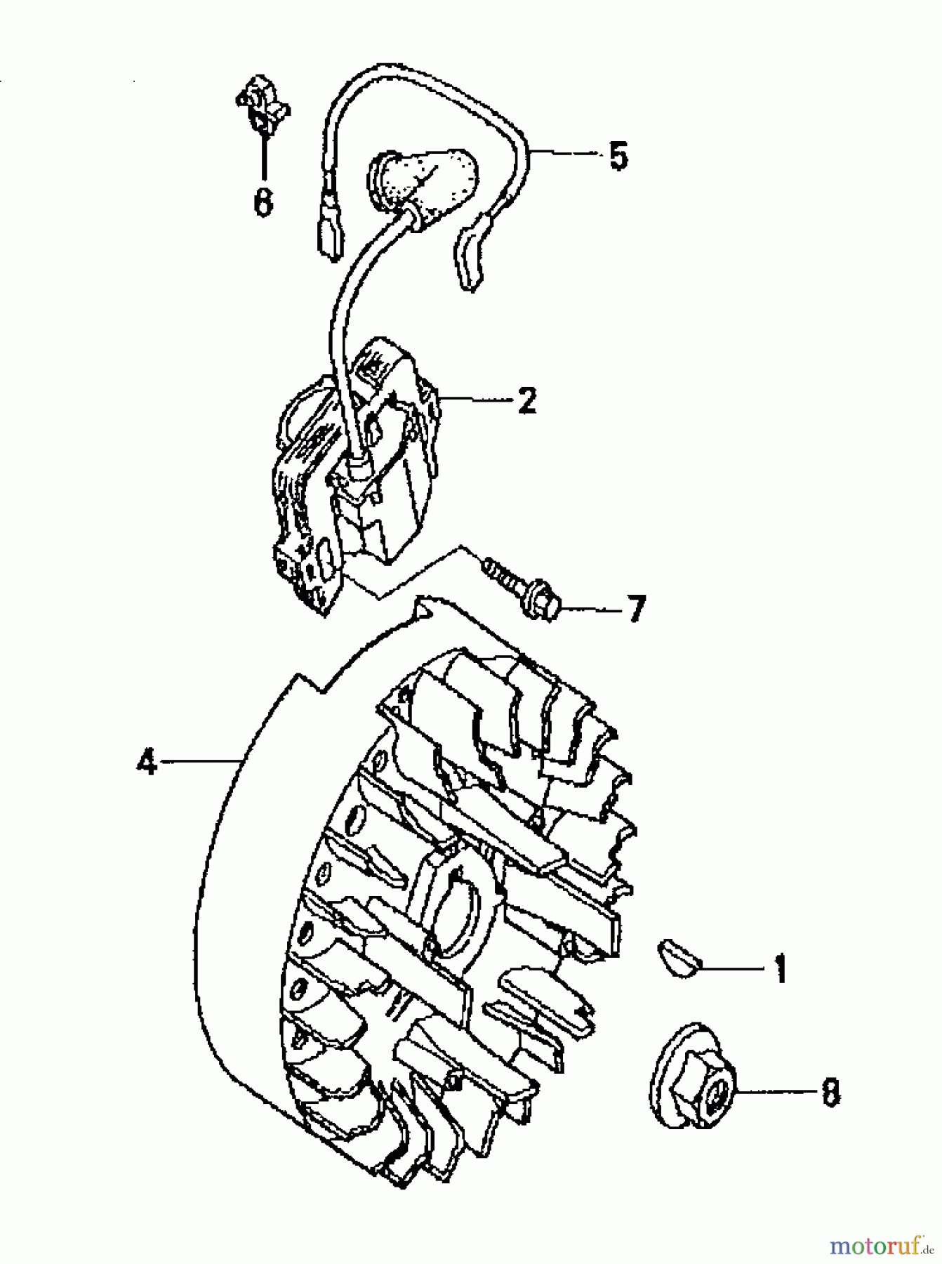  Wolf-Garten Benzinmotoren Honda GC 135 E 2092000  (2008) Schwungrad, Zündspule
