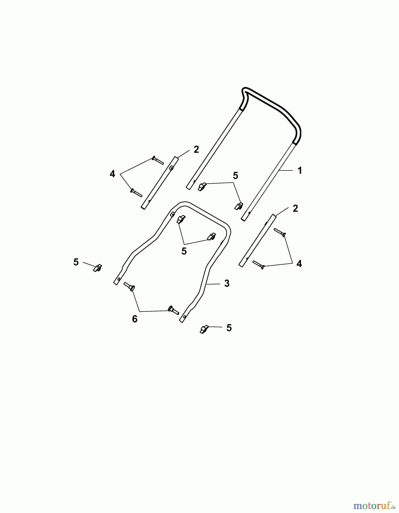 Wolf-Garten Spindelmäher TC 32 L 3628680 Serie A (2007) Holm