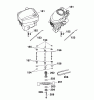 Wolf-Garten Esprit 40 BAK 4006000 Serie A (2001) Ersatzteile Messer, Messeraufnahme, Motor