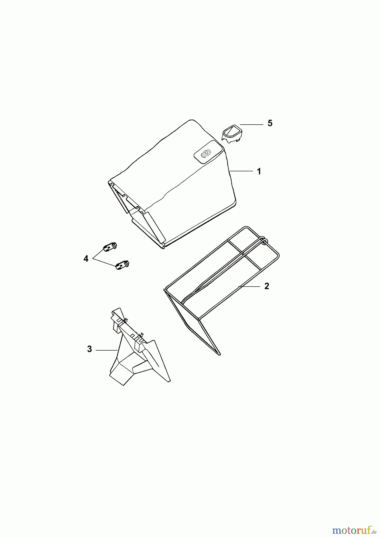 Wolf-Garten Elektromäher Power Edition 40 E 4048000 Serie B (2007) Grasfangkorb