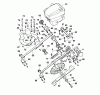 Wolf-Garten Concept 43 B 4342000 Serie A (2000) Ersatzteile Gestell, Messer, Motor