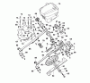 Wolf-Garten Concept 43 B 4349000 Serie A (2000) Ersatzteile Gestell, Messer, Motor
