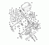 Wolf-Garten Concept 43 BAi 4360000 Serie A (1999) Ersatzteile Gestell, Messer, Motor