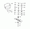 Wolf-Garten B 46 TB 4602080 Serie D (2005) Ersatzteile Messer, Messeraufnahme, Motor