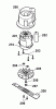 Wolf-Garten HC 37 K 4907007 Serie D (2008) Ersatzteile Messer, Messeraufnahme, Motor