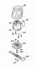 Wolf-Garten Power 1500 4927008 Serie A (2006) Ersatzteile Messer, Messeraufnahme, Motor