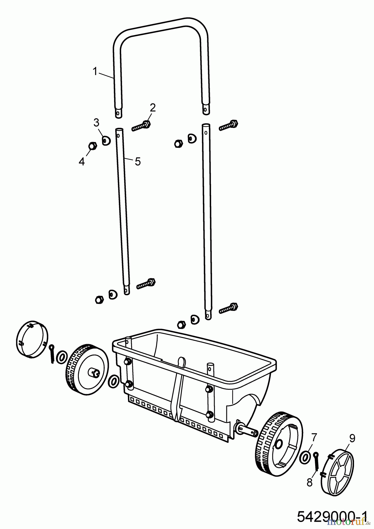 Wolf-Garten Streuer WE 330 5429000A (2018) Grundgerät