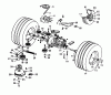 Wolf-Garten Trac OHV 7 6205000 Serie A (2001) Ersatzteile Elektromagnetkupplung, Fahrantrieb, Räder hinten