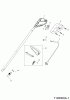 Wolf-Garten GT 830 7128003 Serie B (2008) Ersatzteile Griff, Schalter