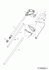 Wolf-Garten GT 840 7130000 Serie A (2004) Ersatzteile Griff, Schalter