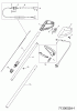 Wolf-Garten GT 840 7130003 Serie A (2004) Ersatzteile Griff, Schalter