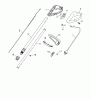 Wolf-Garten GT 840 7130005 Serie A (2005) Ersatzteile Handgriff, Schalter, Stiel