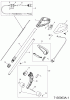 Wolf-Garten GT 845 7135003 Serie C (2005) Ersatzteile Griff, Schalter