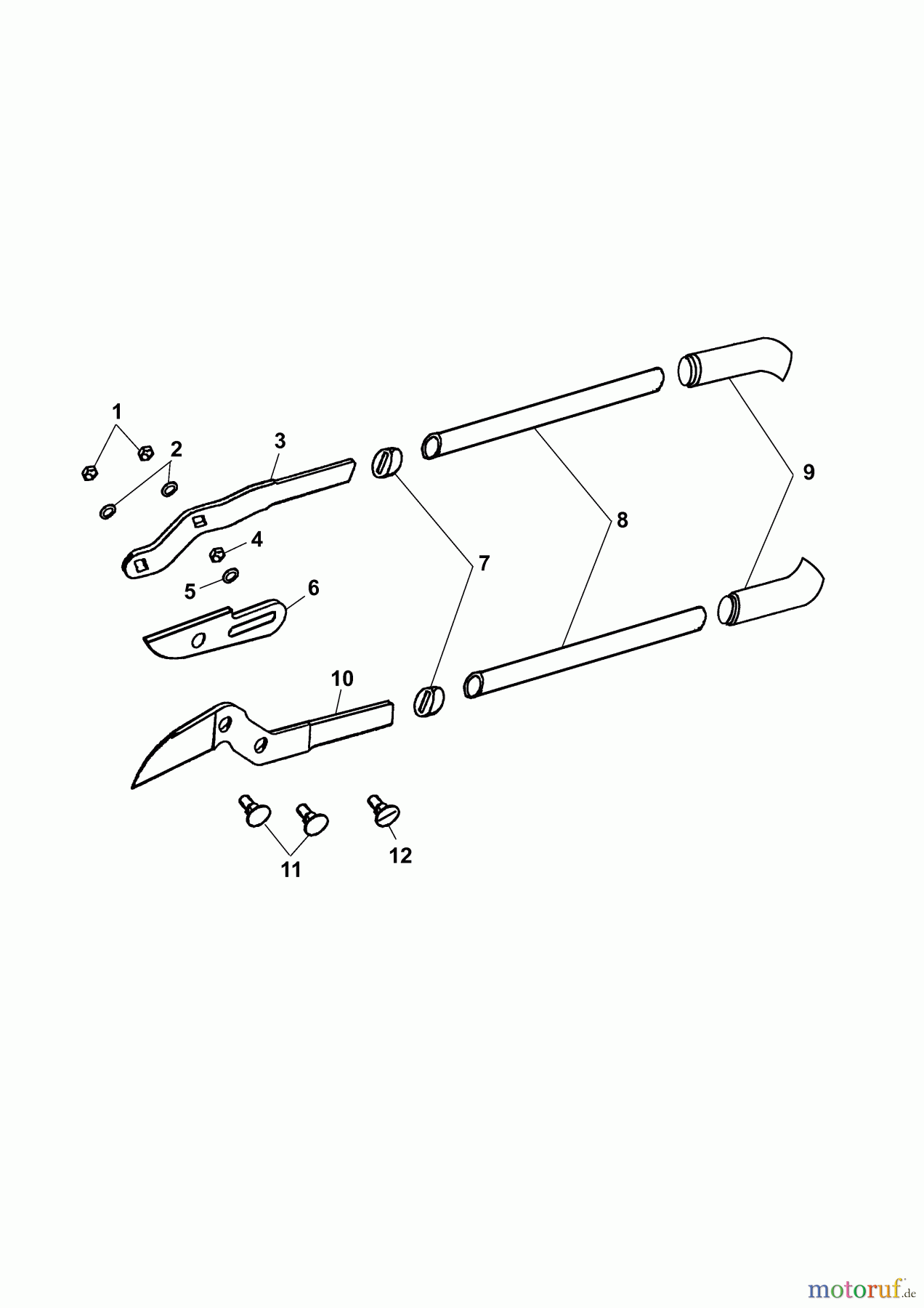  Wolf-Garten Astscheren (Amboss) RS-A 7208000  (2004) Grundgerät