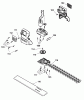 Wolf-Garten Li-Ion Power HSA 45 V 7420000 Serie B (2008) Ersatzteile Messer, Messeraufnahme, Motor