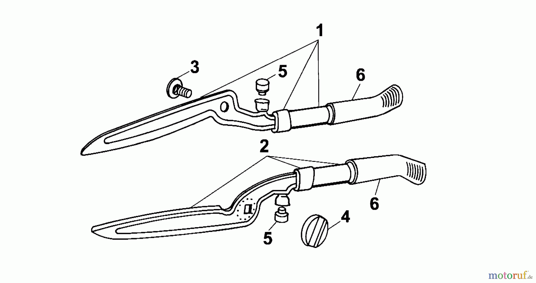Wolf-Garten Manuelle Heckenscheren RP-2 7423000 (2001) Grundgerät