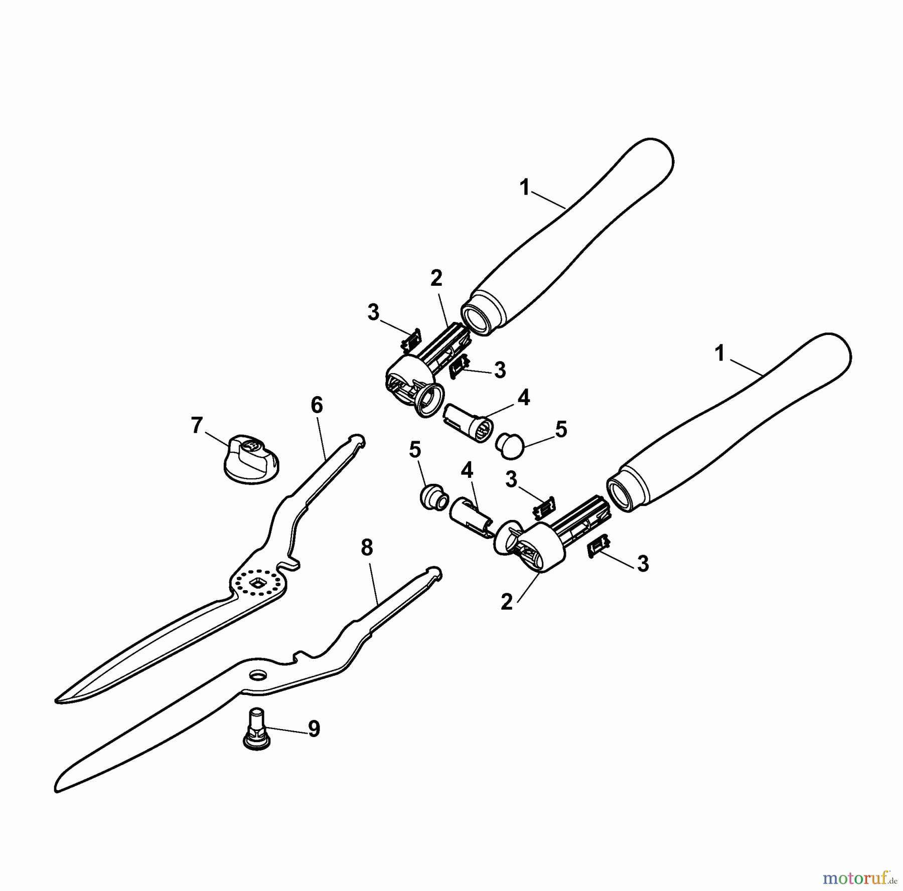 Wolf-Garten Heckenscheren HS-TL 7438000 (2007) Grundgerät
