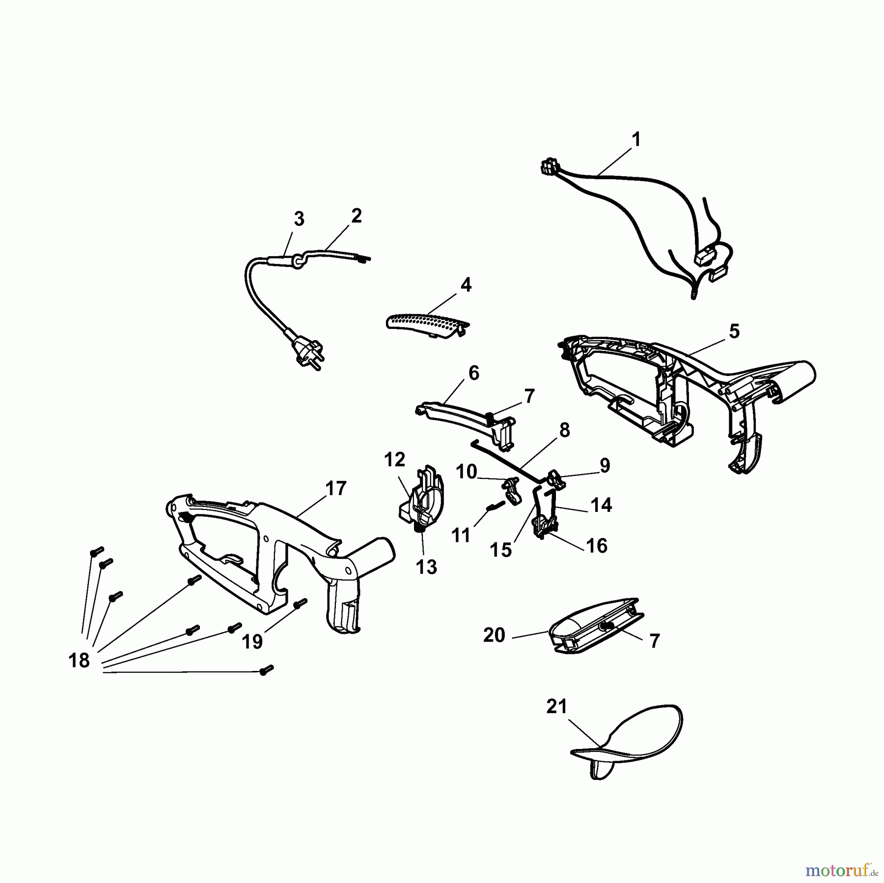  Wolf-Garten Heckenscheren HSE 55 V 7445003 Serie A  (2007) Holm