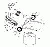 Wolf-Garten USD 240 E 7507080 (2005) Ersatzteile Elektromotor, Gestell, Fangsack