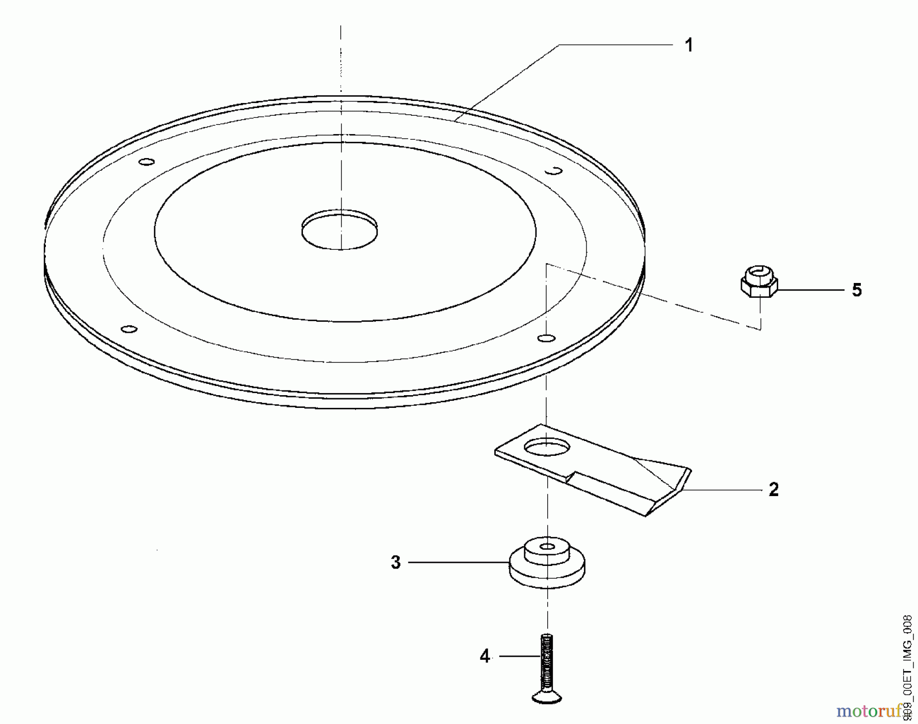 Viking Rasenmäher Zubehör Rasenmäher Disk-Cut MB 3 R A - Disk Cut