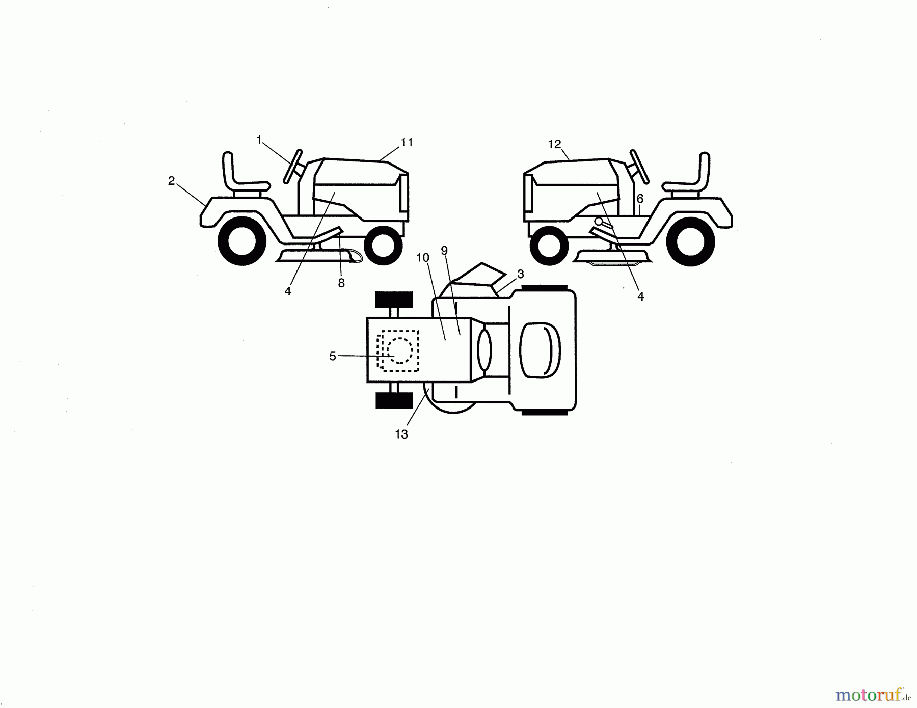  CRAFTSMAN Divers TRACTOR 917.289255 Seite 9