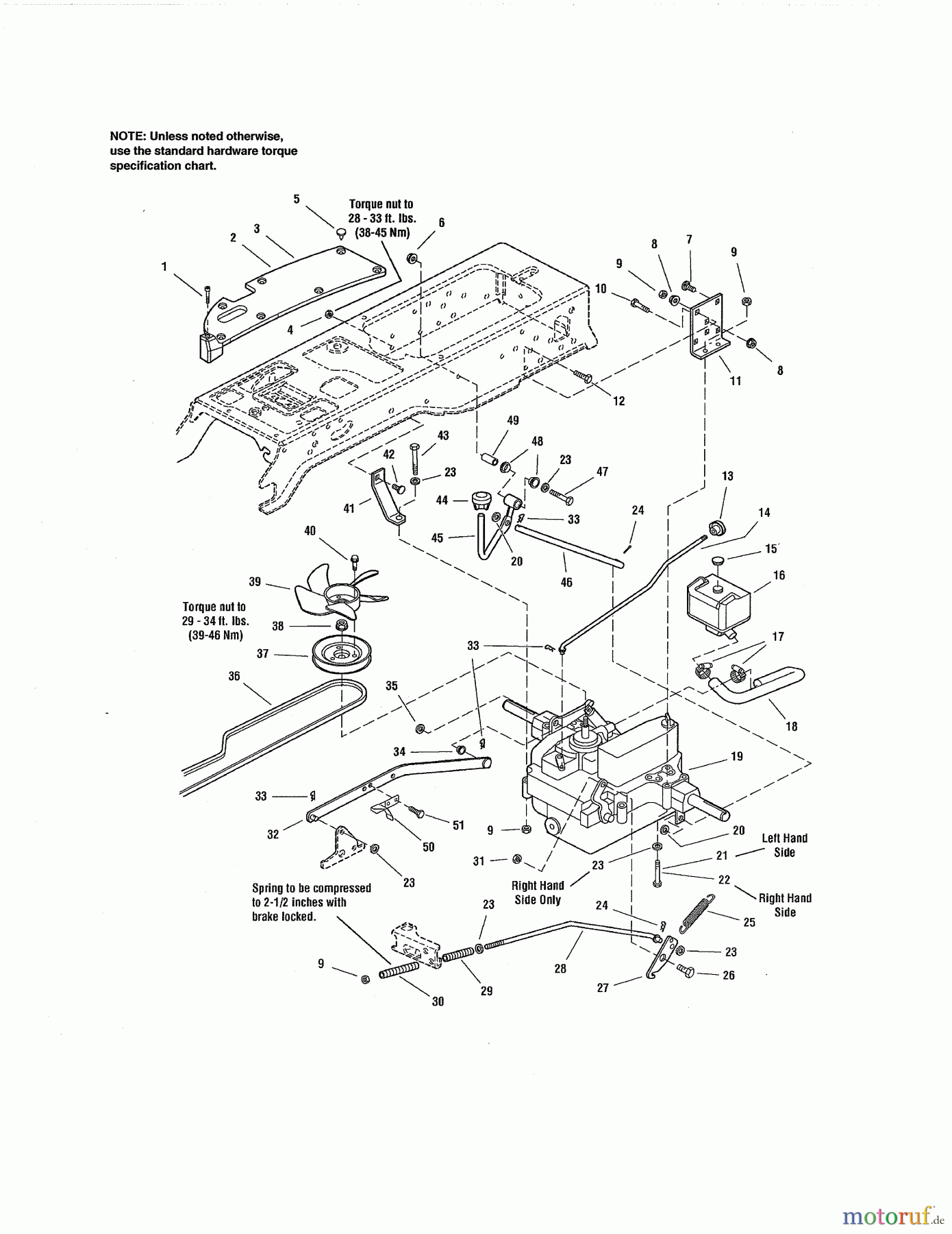  CRAFTSMAN Divers TRACTOR 107.250070 Seite 4
