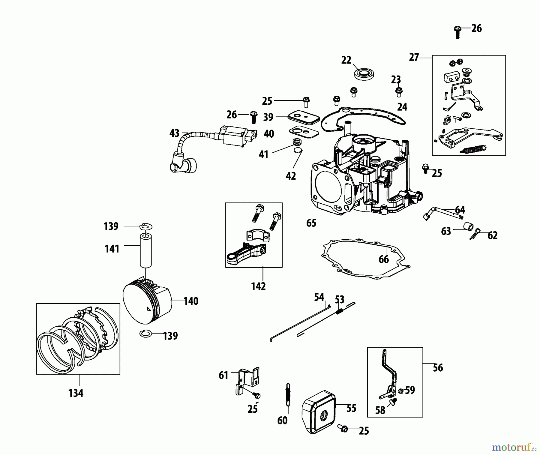  CRAFTSMAN Divers ENGINE 1T65RUA Seite 3