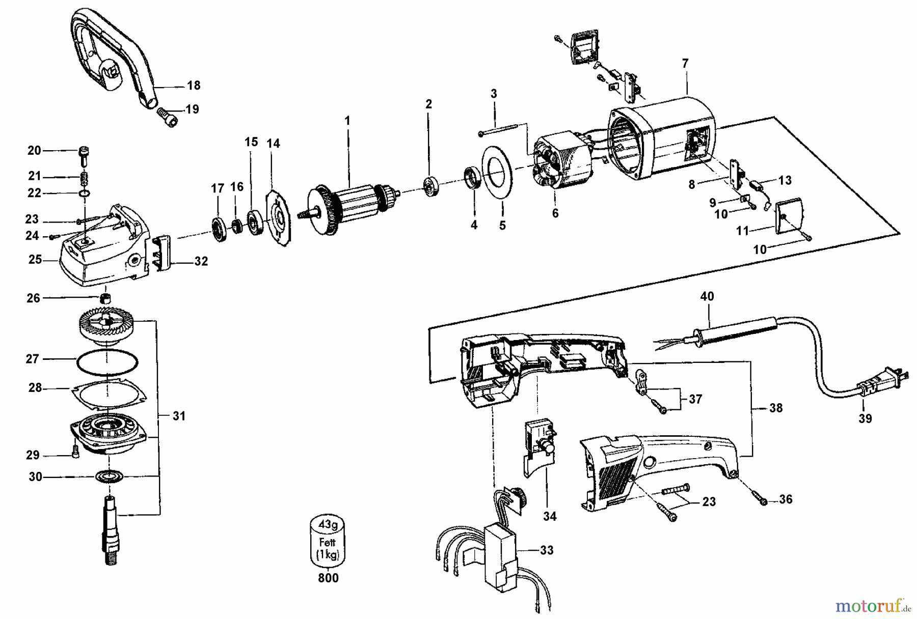  OEM Black und Decker Divers VS POLISHER 7IN LK603VVB Seite 1