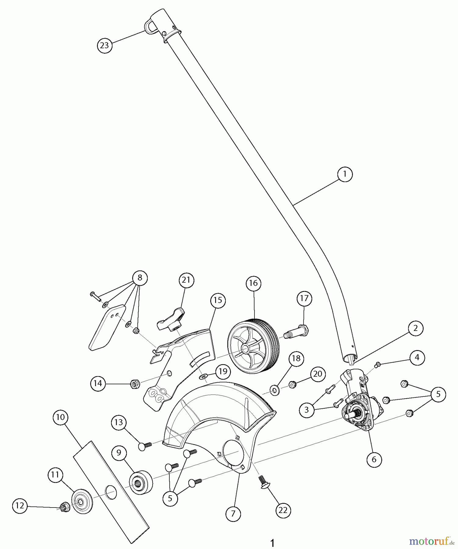 CRAFTSMAN Divers EDGER ATTACHMENT 316.792401 Seite 1