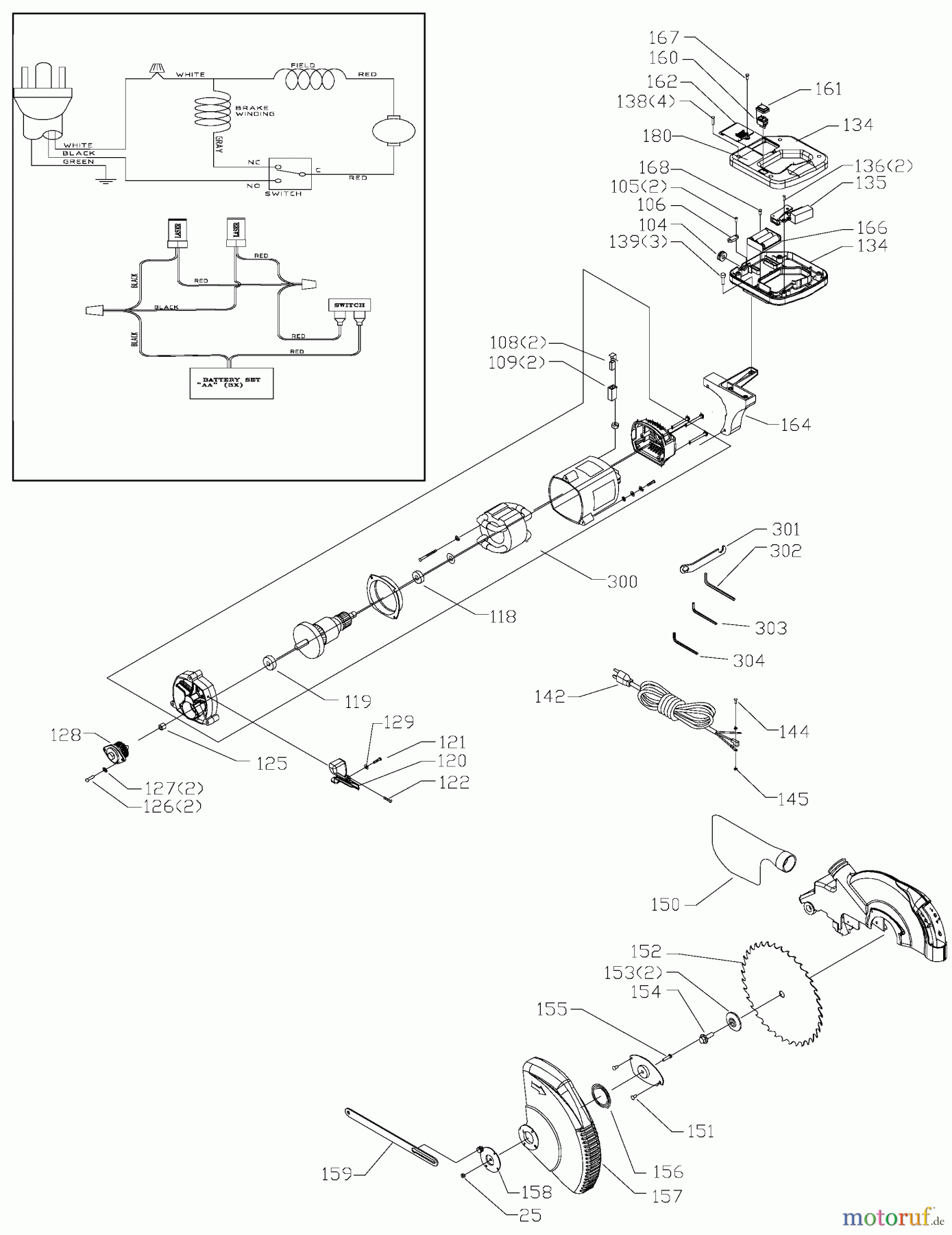  PORTER CABLE Divers MITER SAW W/LASER 3700L Seite 2