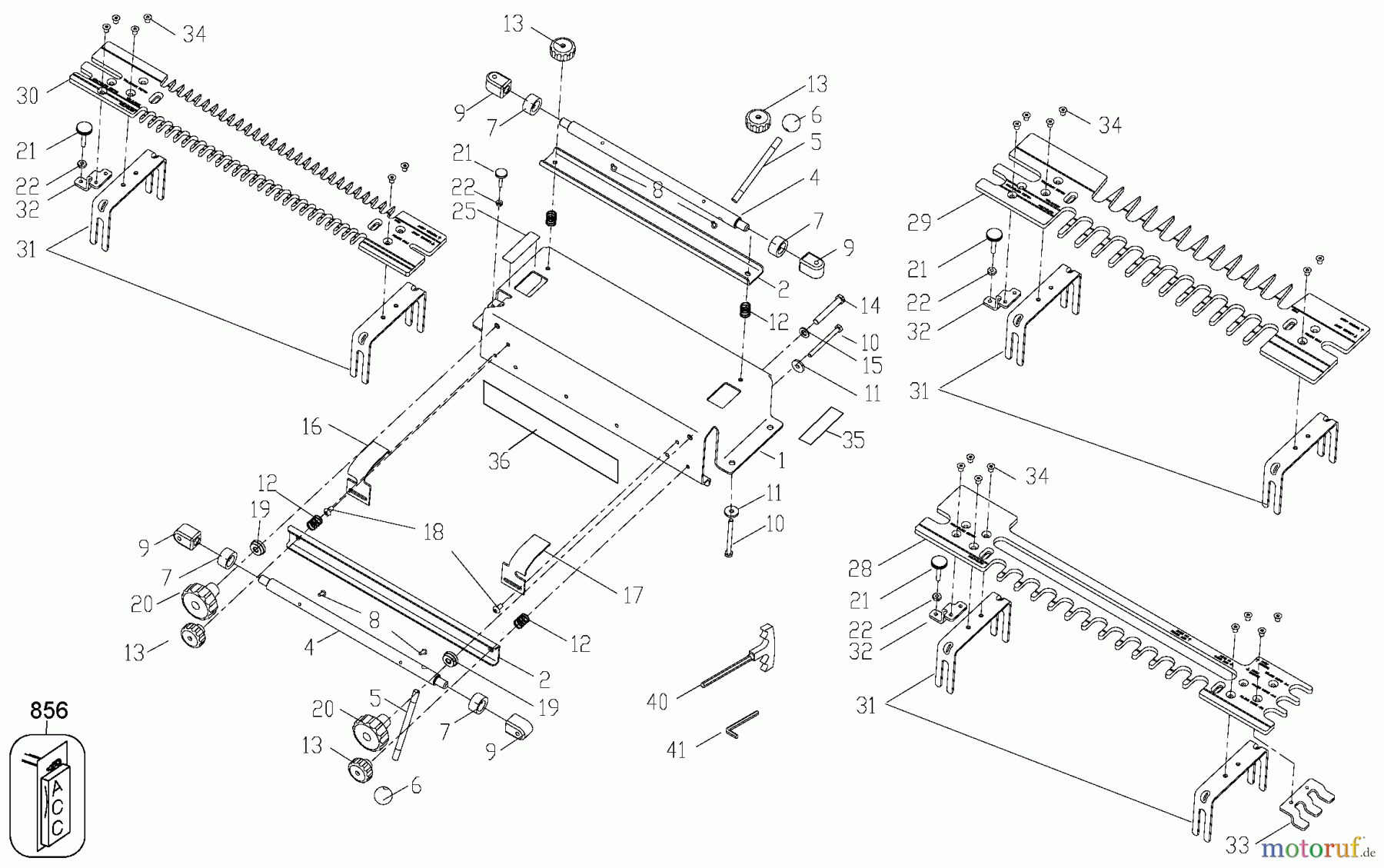 PORTER CABLE Divers 12IN DEL DOVETAIL JIG 4212 Seite 1